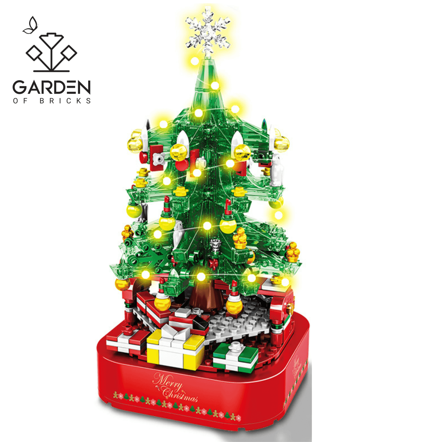 GardenOfBricks Christmas Tree music box