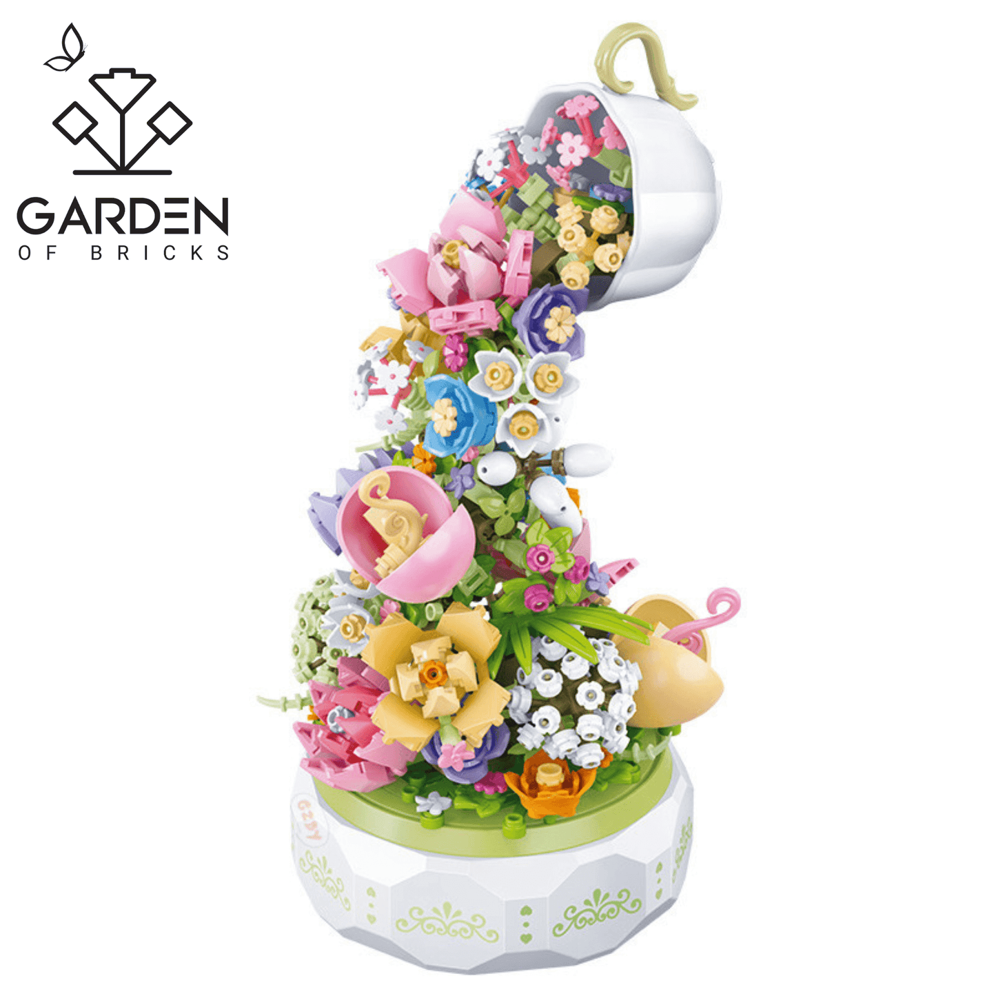 GardenOfBricks Flower Music Box