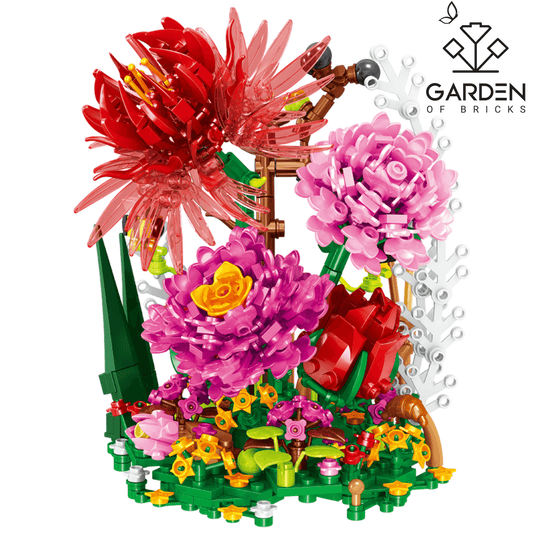 GardenOfBricks Briar Flower 3D Building Blocks