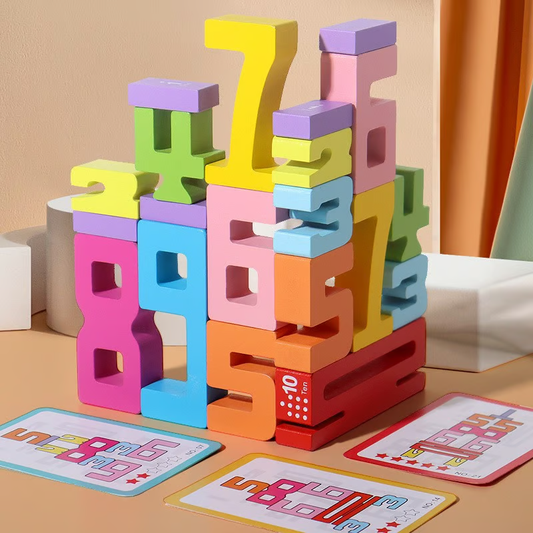 Wooden Number Building Block