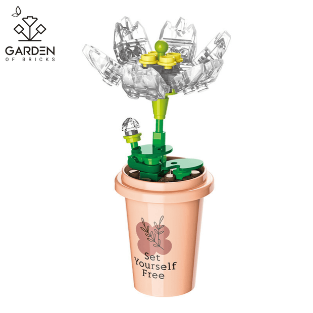 GardenOfBricks-Mini Potted Flower