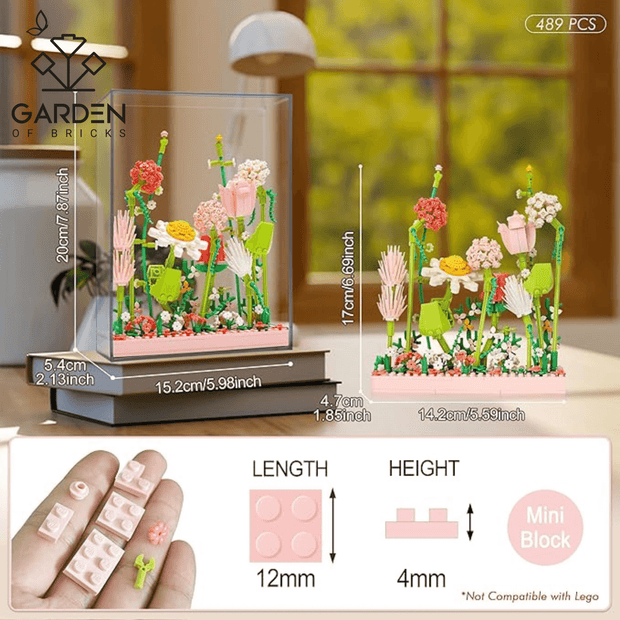 GardenOfBricks-Flower Bouquet Building Set