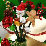 GardenOfBricks Christmas Bouquet Building Blocks Set