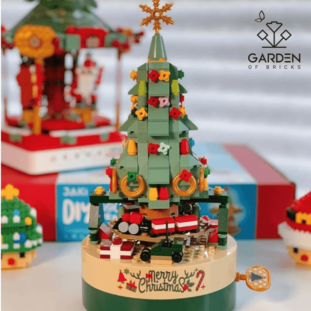 GardenOfBricks Christmas Tree Building Blocks Set