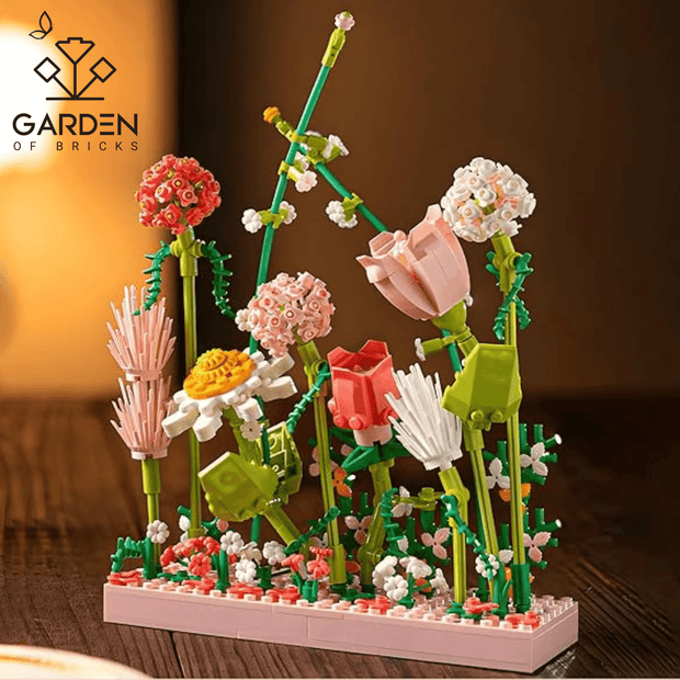 GardenOfBricks-Flower Bouquet Building Set