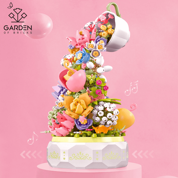 GardenOfBricks Flower Music Box