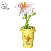 GardenOfBricks-Mini Potted Flower