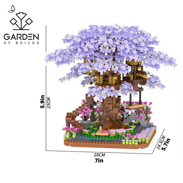 GardenOfBricks Blossom-Adorned Mini City House