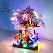 GardenOfBricks Blossom-Adorned Mini City House