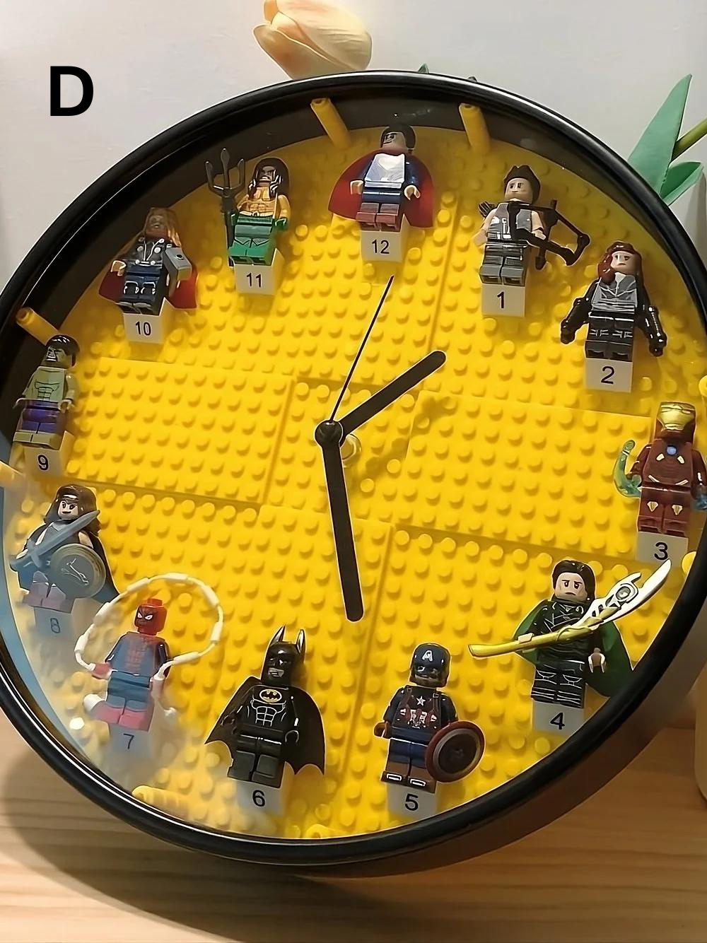 Lego Minecraft Wall Clock