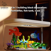 GardenOfBricks-Ocean Fish Tank with LED Light Building Blocks